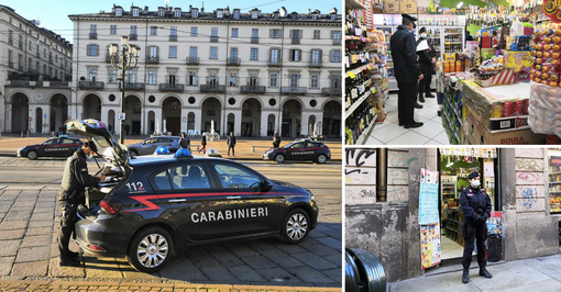 Controlli straordinari dei carabinieri a Torino e nel torinese per il rispetto delle normative anti covid
