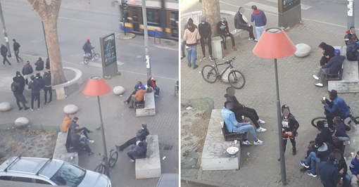 Spaccio e bivacchi in corso Giulio Cesare