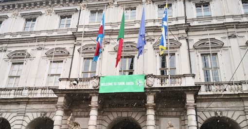 &quot;Welcome Greta&quot;, Torino accoglie l'attivista dei Fridays For Future