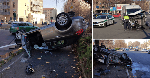 L'incidente in corso Grosseto