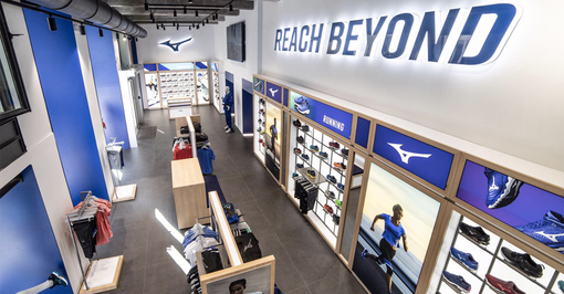 Mizuno apre il primo flagship store d’Europa a Torino