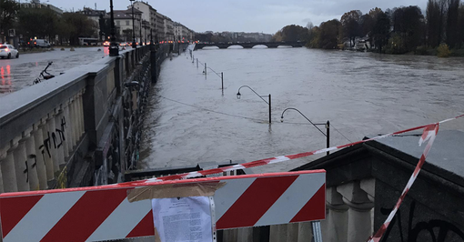 Il Po sale ancora, superata la soglia “pericolo”: raggiunti 4.84 metri (VIDEO)