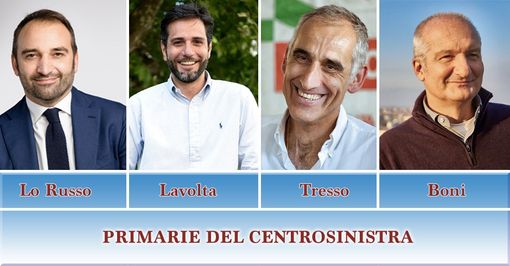 I 4 candidati Lo Russo, Lavolta, Tresso e Boni I 4 candidati Lo Russo, Lavolta, Tresso e Boni