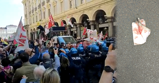 Scontri al corteo del 1° maggio, 8 agenti della polizia feriti: indagini in corso Scontri al corteo del 1° maggio, 8 agenti della polizia feriti: indagini in corso