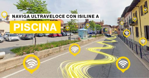 Anche a Piscina è arrivata la fibra di Isiline Anche a Piscina è arrivata la fibra di Isiline