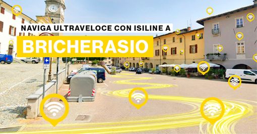 Scegli la connessione di Isiline per navigare fino a 1 Gbps a Bricherasio
