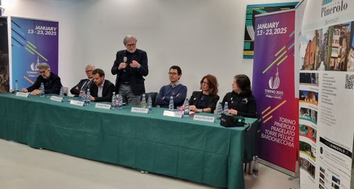 La conferenza che si è tenuta a Pinerolo La conferenza che si è tenuta a Pinerolo