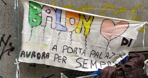 Il Balon resistente trova spazio in Via San Simone Il Balon resistente trova spazio in Via San Simone