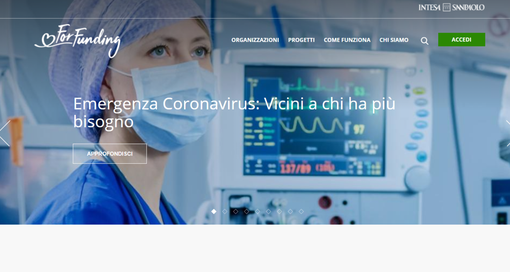 Intesa Sanpaolo, da oggi sulla piattaforma Forfunding.it parte la raccolta fondi per la Protezione civile