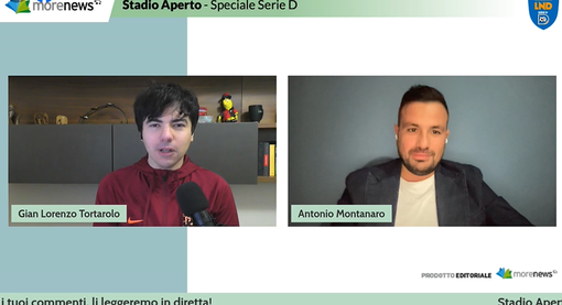 Stadio Aperto. Con noi il DS del Chieri Antonio Montanaro, è battaglia aperta per playoff e playout (VIDEO) Stadio Aperto. Con noi il DS del Chieri Antonio Montanaro, è battaglia aperta per playoff e playout (VIDEO)