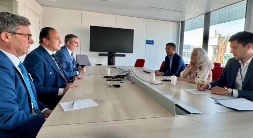 Il presidente Alberto Cirio a Bruxelles