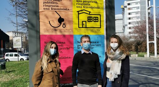 cartelloni pubblicitari pro femminismo