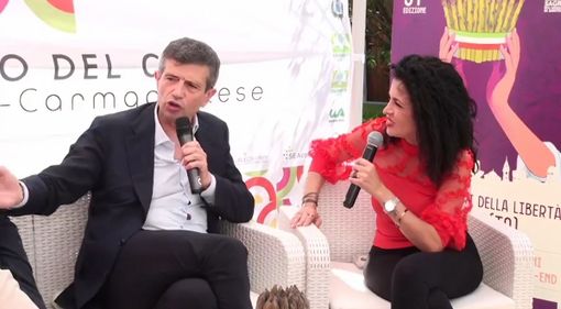 L'onorevole Maurizio Lupi a Santena L'onorevole Maurizio Lupi a Santena