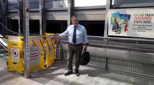 Roberto Salerno a Porta Susa Roberto Salerno a Porta Susa