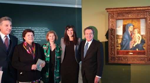 La "Madonna col Bambino" di Bellini porta la maternità al grattacielo Intesa Sanpaolo La "Madonna col Bambino" di Bellini porta la maternità al grattacielo Intesa Sanpaolo