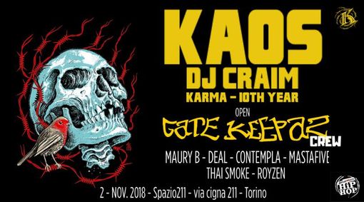 Spazio211 festeggia i primi dieci anni del disco “Karma” di Kaos One, il precursore italiano dell’hip hop