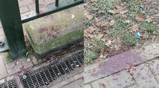 Trovate anche tracce di sangue, forse risultato di una rissa Trovate anche tracce di sangue, forse risultato di una rissa