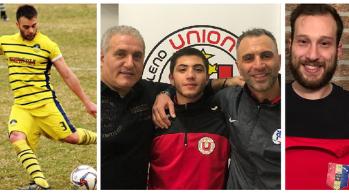 Mazzitelli, Ollio con il ds Lazzaro e il pres Casciello e Calafiore di ritorno a Perosa