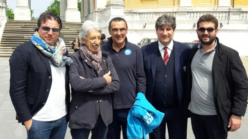 gabetto a superga con Sarri