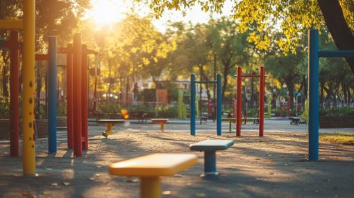 Immagine di archivio di un parco a Rivoli