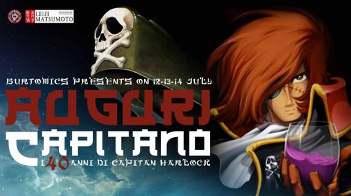 Il Burtomics di Finalborgo celebra i 40 anni di Capitan Harlock Il Burtomics di Finalborgo celebra i 40 anni di Capitan Harlock
