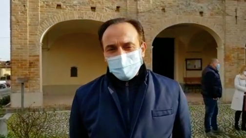 Cirio a La Morra, prima di partire per Rodello