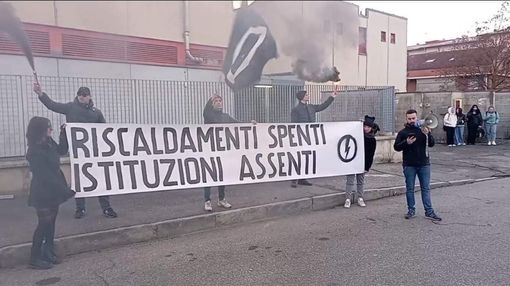 Protesta di studenti del Blocco Studentesco
