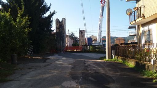 Alcuni momenti dell'abbattimento