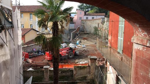 I lavori a Palazzo Acaja I lavori a Palazzo Acaja