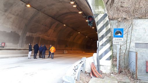 Il sopralluogo di ieri