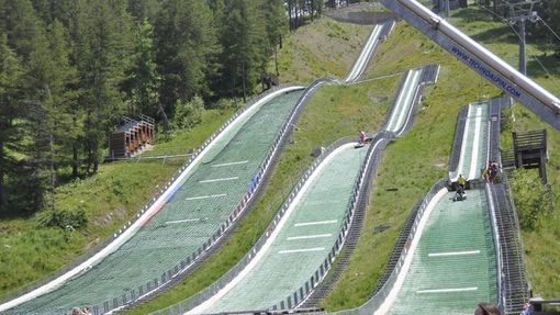 ‘trampolini scuola’  a Pragelato