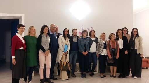 Foto di gruppo alla presentazione