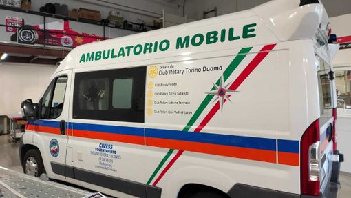 Dal Rotary un ambulatorio mobile per la medicina di strada