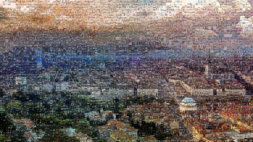 #MosaicoTorino: in meno di 50 giorni 5.184 fotografie completano il primo mosaico