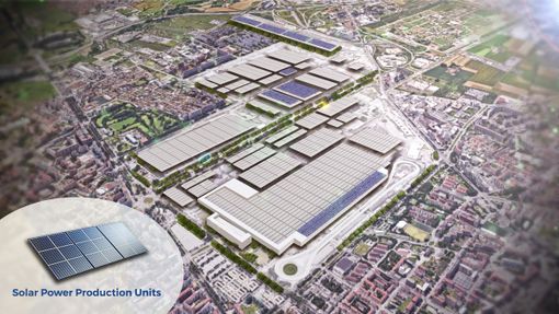 Mirafiori green, non solo nelle auto da produrre: arrivano pannelli solari su 150mila metri quadri