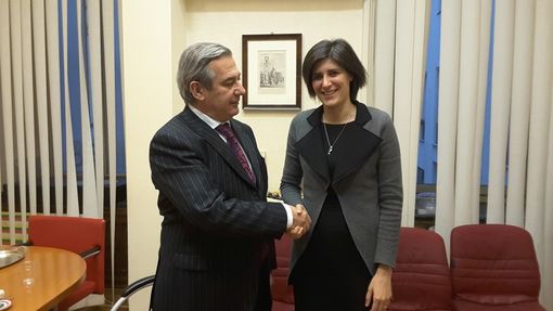 La sindaca riceve a Palazzo Civico l’ambasciatore argentino