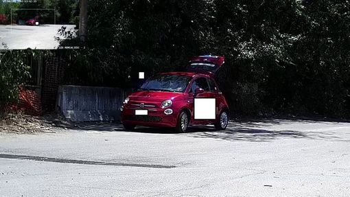 auto rifiuti abbandonati a moncalieri