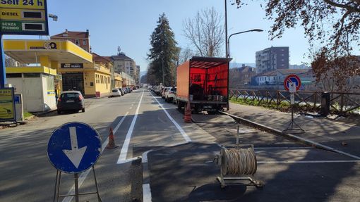 lavori ciclabile lungo dora napoli