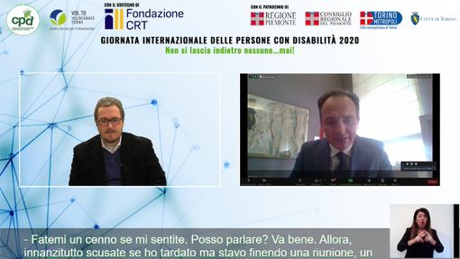 Torino, la Giornata Internazionale delle Persone con Disabilità si trasferisce online ma coinvolgerà 20mila studenti Torino, la Giornata Internazionale delle Persone con Disabilità si trasferisce online ma coinvolgerà 20mila studenti