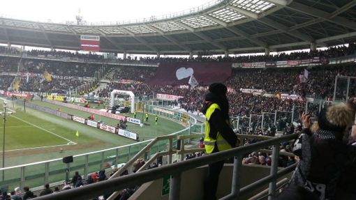 la curva Primavera dello stadio Olimpico