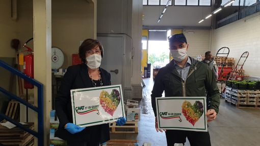 La Caat-ena di solidarietà del CAAT e la donazione di 3 quintali di prodotti a favore dei Frati Minori Piemonte Onlus La Caat-ena di solidarietà del CAAT e la donazione di 3 quintali di prodotti a favore dei Frati Minori Piemonte Onlus