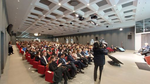 premiazione nella sala congressi Unione Industriali di Torino