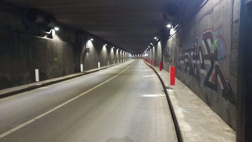 Manutenzione impianti in galleria 'Cesana' sulla statale 24 &quot;del Monginevro&quot;