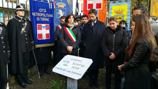 Intitolato a Vito Scafidi il giardino di piazza Chiaves Intitolato a Vito Scafidi il giardino di piazza Chiaves