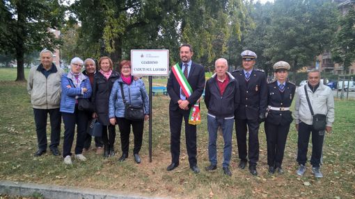 Celebrata la giornata per le vittime degli incidenti sul lavoro nel giardino di Grugliasco a loro dedicato [FOTO]
