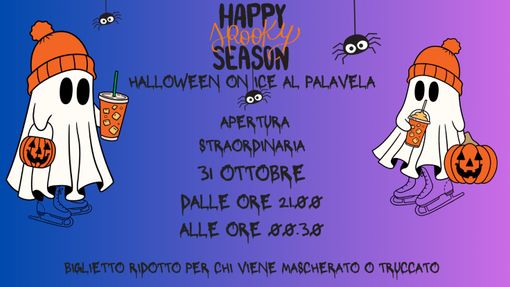 Halloween on ice: apertura speciale della pista del Palavela Halloween on ice: apertura speciale della pista del Palavela