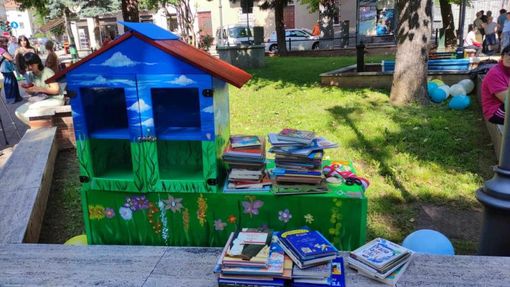 A Giaveno, inaugurata Sostallegra per una sosta all'ombra per chi passeggia