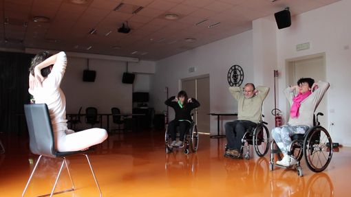 A Torino un corso di yoga per persone con disabilità