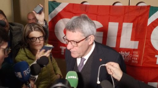 Il segretario generale della Cgil Maurizio Landini