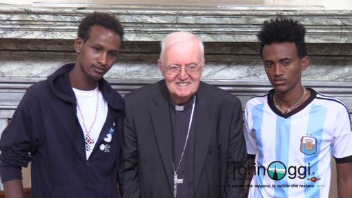 Migranti della nave Diciotti a Torino lo scorso settembre